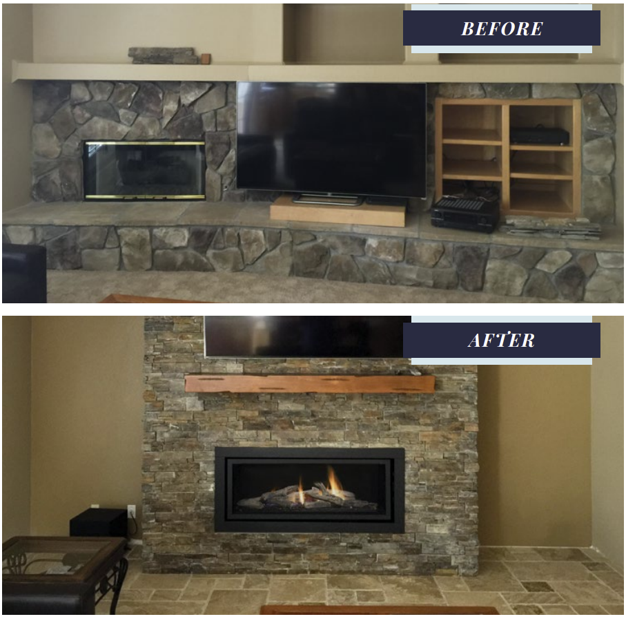 Regency Fireplace Remodel